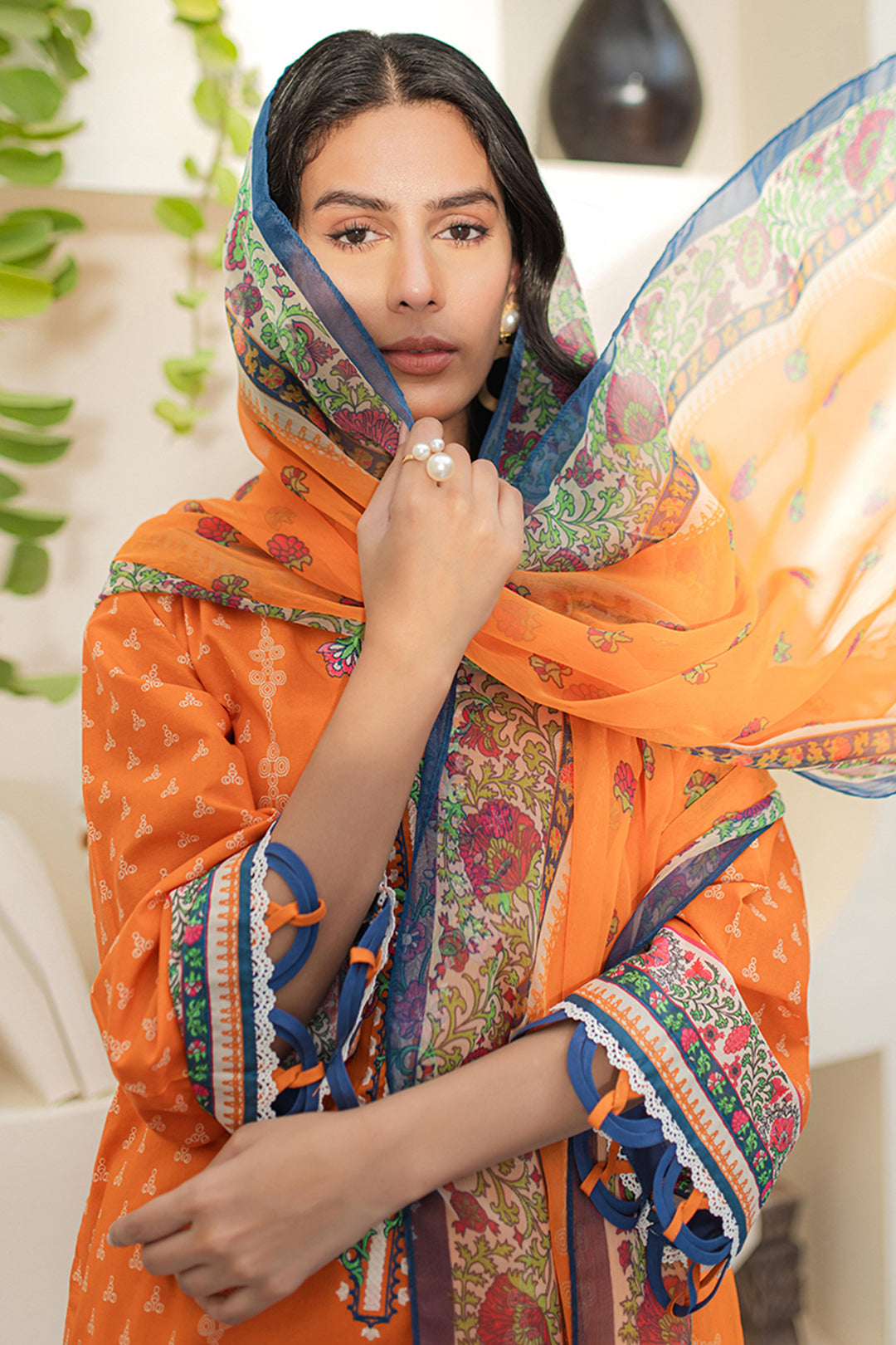 Zellbury | Unstitched 2 Piece Lawn | Embroidered Shirt Dupatta - 1661 -  Zellbury Women Essential Unstitched - Original Designer Dress - House of Maryam
