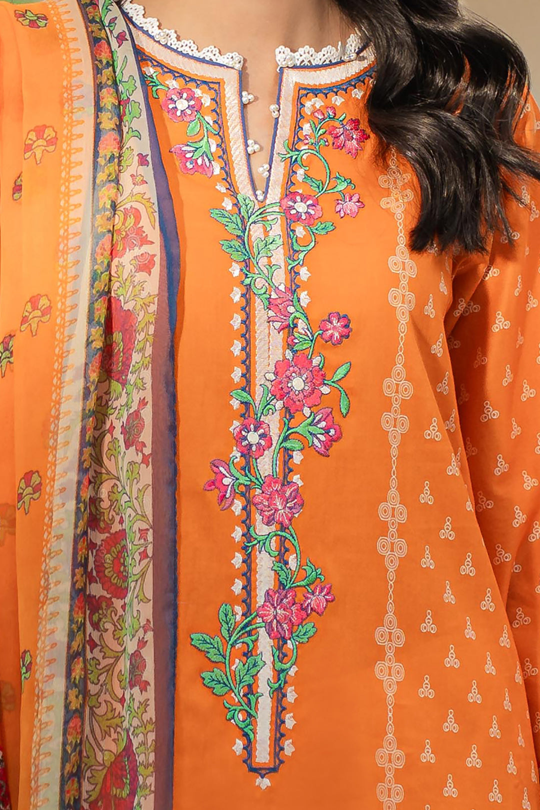 Zellbury | Unstitched 2 Piece Lawn | Embroidered Shirt Dupatta - 1661 -  Zellbury Women Essential Unstitched - Original Designer Dress - House of Maryam