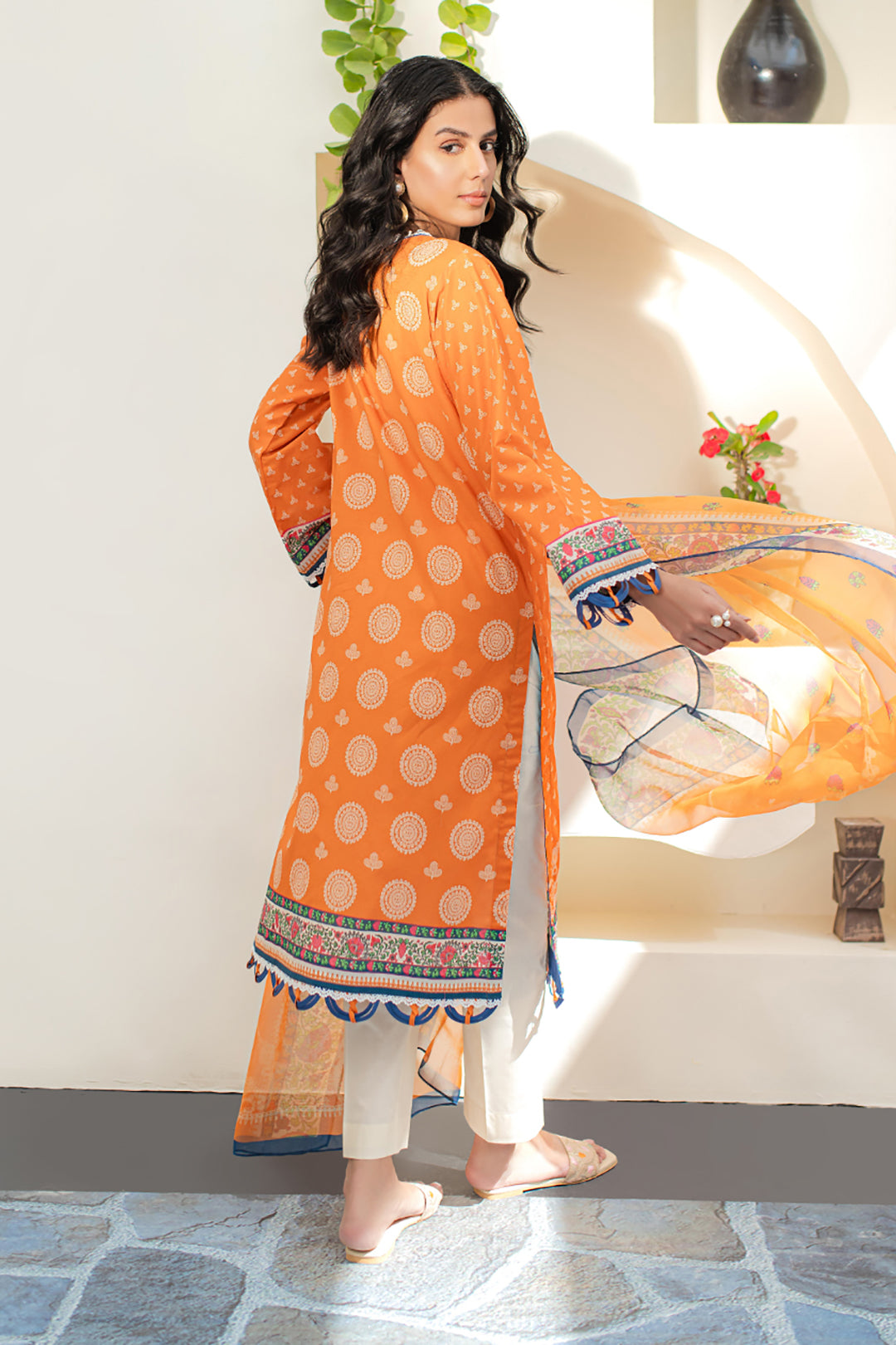 Zellbury | Unstitched 2 Piece Lawn | Embroidered Shirt Dupatta - 1661 -  Zellbury Women Essential Unstitched - Original Designer Dress - House of Maryam