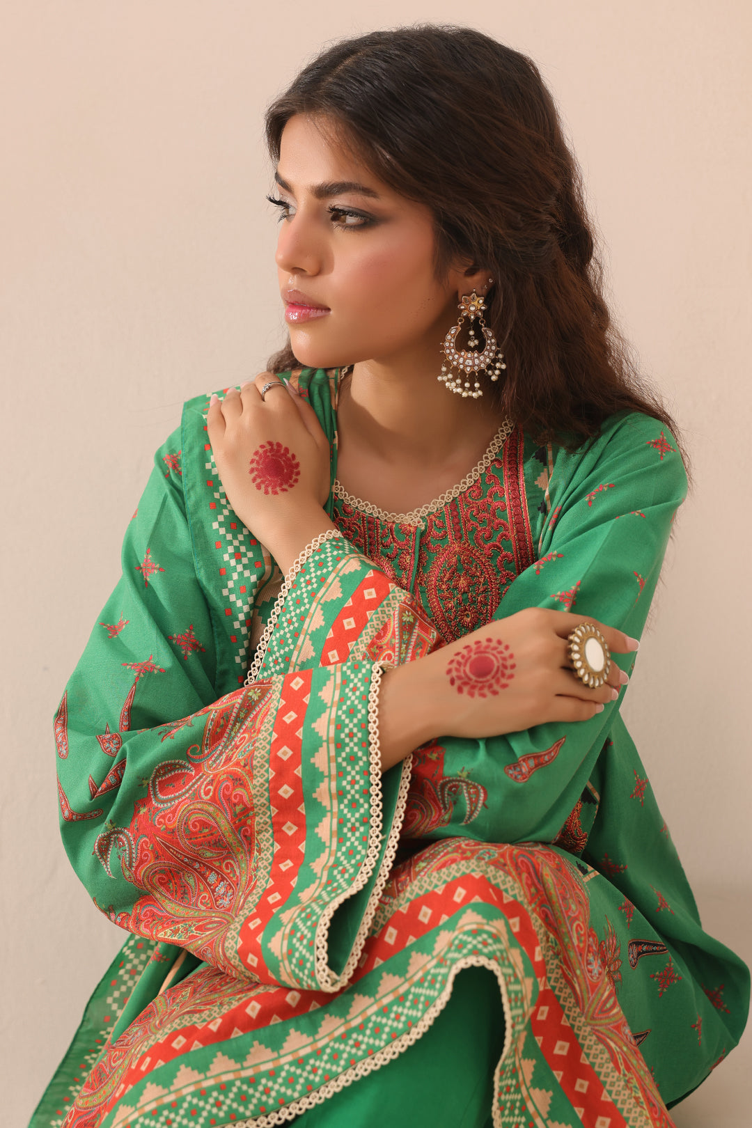 Zellbury | Unstitched 3 Piece Lawn | Embroidered Shirt Shalwar Dupatta - 1247 -  Zellbury Women Essential Unstitched - Original Designer Dress - House of Maryam