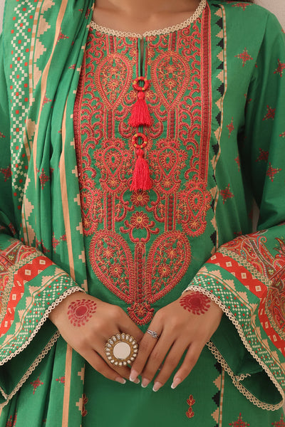 Zellbury | Unstitched 3 Piece Lawn | Embroidered Shirt Shalwar Dupatta - 1247 -  Zellbury Women Essential Unstitched - Original Designer Dress - House of Maryam