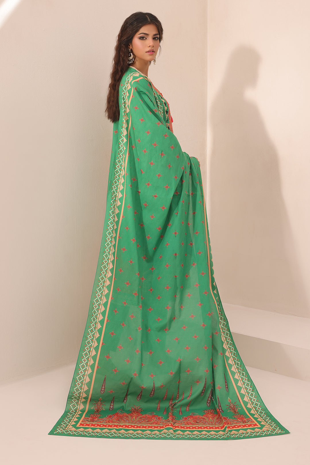 Zellbury | Unstitched 3 Piece Lawn | Embroidered Shirt Shalwar Dupatta - 1247 -  Zellbury Women Essential Unstitched - Original Designer Dress - House of Maryam