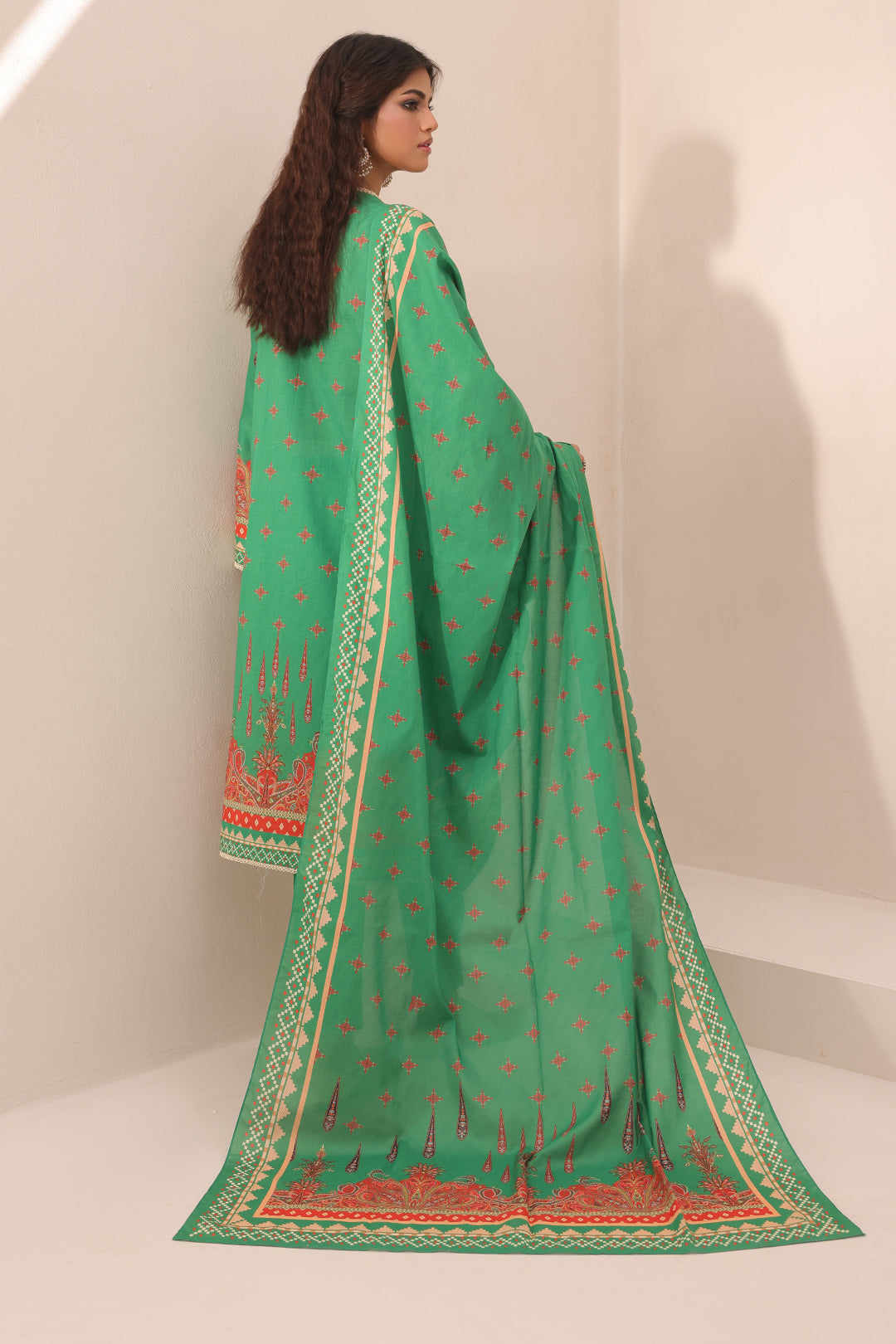 Zellbury | Unstitched 3 Piece Lawn | Embroidered Shirt Shalwar Dupatta - 1247 -  Zellbury Women Essential Unstitched - Original Designer Dress - House of Maryam