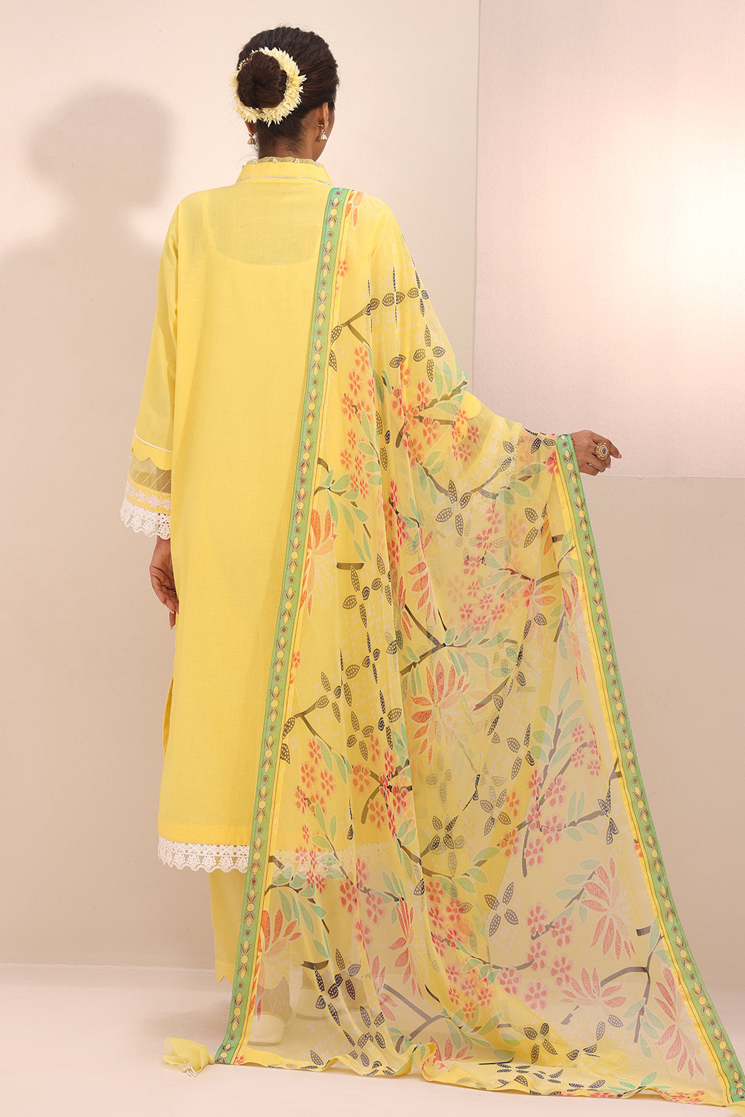 Zellbury | Unstitched 3 Piece Lawn | Embroidered Shirt Shalwar Dupatta - 1261 -  Zellbury Women Essential Unstitched - Original Designer Dress - House of Maryam