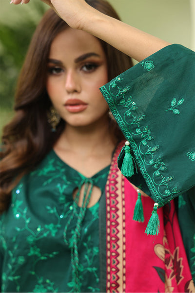 Zellbury | Unstitched 3 Piece Lawn | Embroidered Shirt Shalwar Dupatta - 1264 -  Zellbury Women Signature Unstitched - Original Designer Dress - House of Maryam
