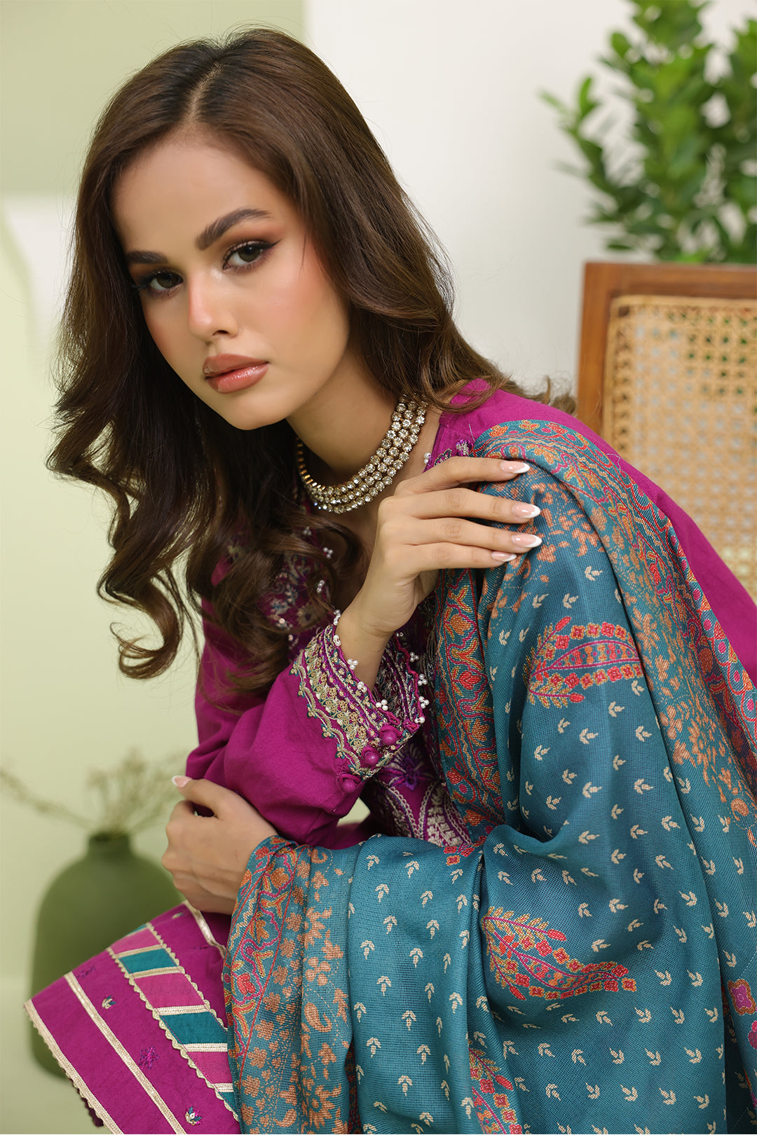 Zellbury | Unstitched 3 Piece Cambric | Embroidered Shirt Shalwar Dupatta - 1269 -  Zellbury Women Signature Unstitched -  House of Maryam