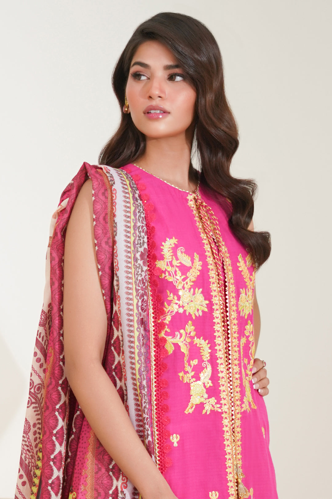 Zellbury | Unstitched 3 Piece Lawn | Embroidered Shirt Shalwar Dupatta - 1270 -  Zellbury Women Signature Unstitched - Original Designer Dress - House of Maryam