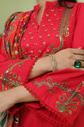 Zellbury | Unstitched 3 Piece Slub | Embroidered Shirt Shalwar Dupatta - 1272 -  Zellbury Women Signature Unstitched -  House of Maryam