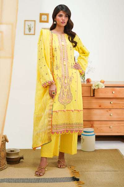 Zellbury | Unstitched 3 Piece Lawn | Embroidered Shirt Shalwar Dupatta - 1285 -  Zellbury Women Signature Unstitched - Original Designer Dress - House of Maryam