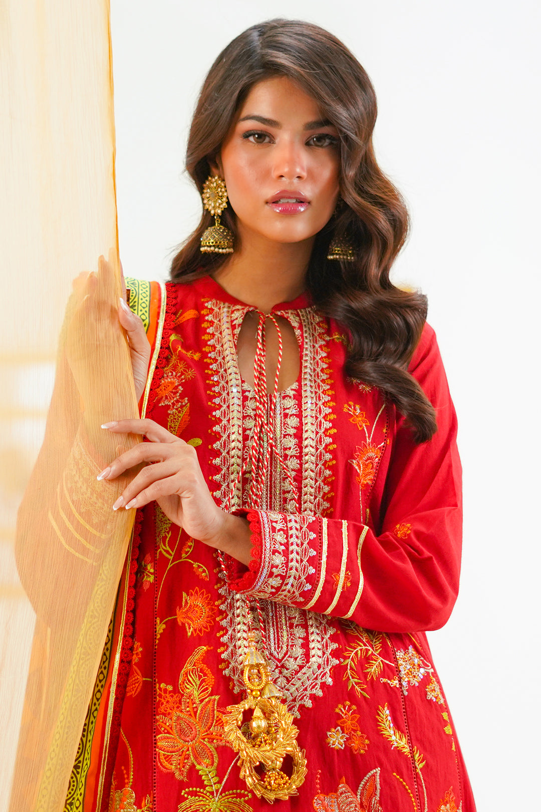 Zellbury | Unstitched 3 Piece Lawn | Embroidered Shirt Shalwar Dupatta - 1295 -  Zellbury Women Signature Unstitched - Original Designer Dress - House of Maryam