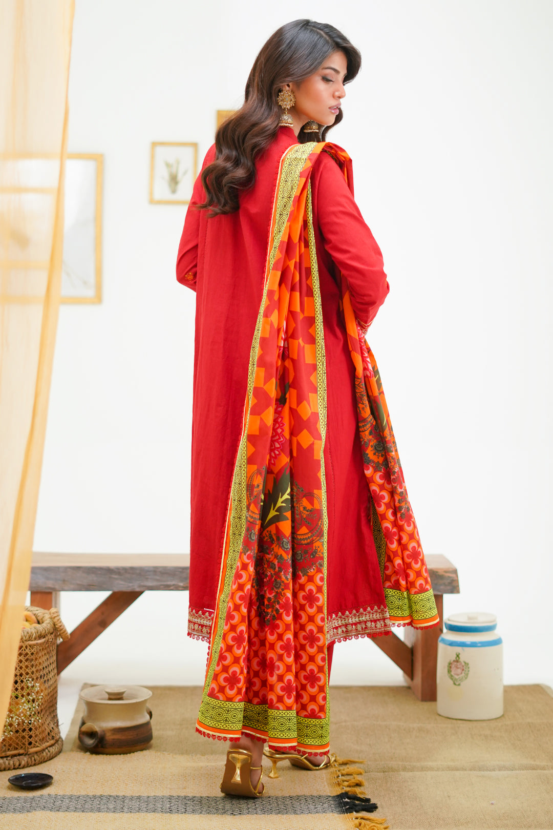 Zellbury | Unstitched 3 Piece Lawn | Embroidered Shirt Shalwar Dupatta - 1295 -  Zellbury Women Signature Unstitched - Original Designer Dress - House of Maryam