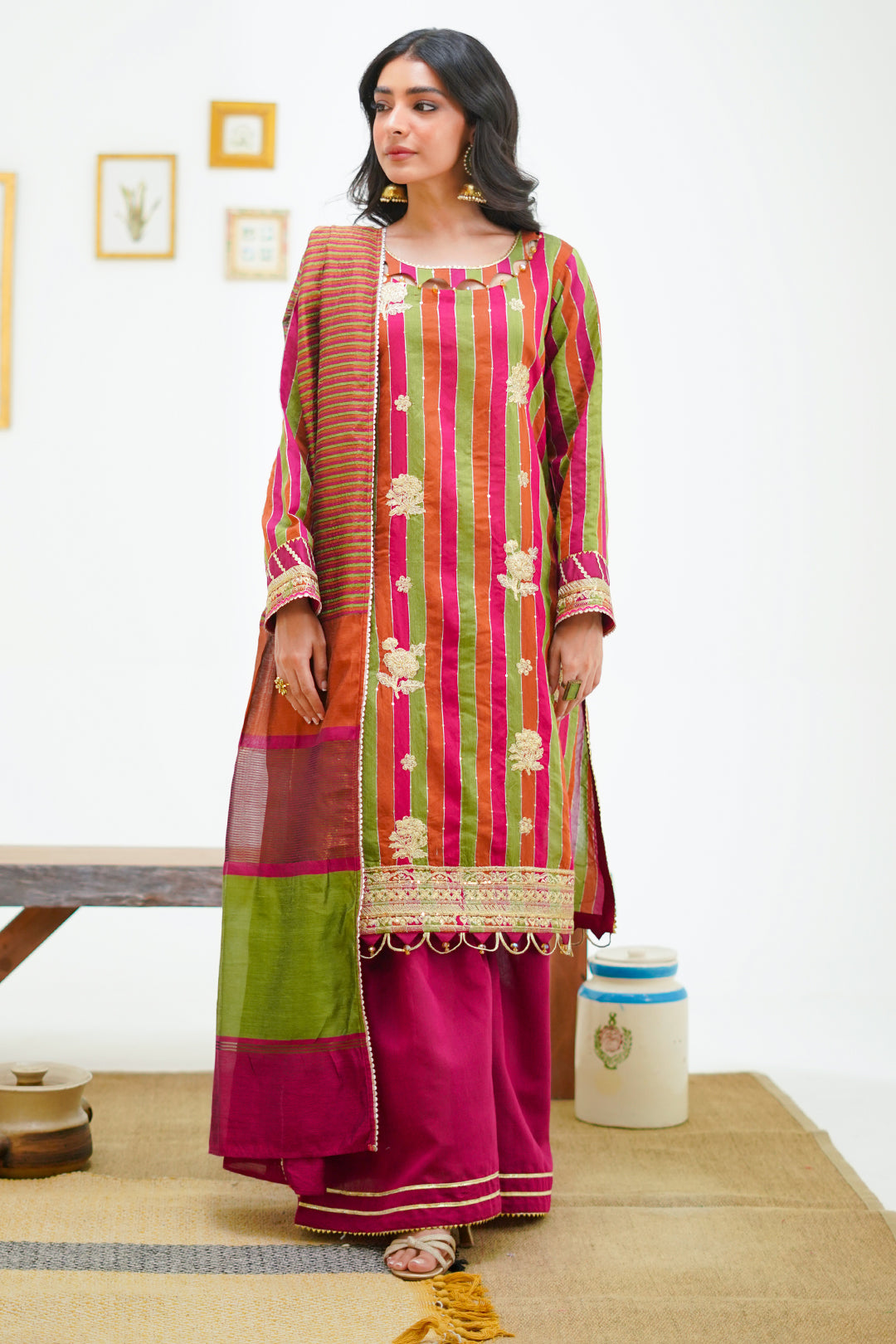 Zellbury | Unstitched 3 Piece Yarn | Embroidered Shirt Shalwar Dupatta - 1299 -  Zellbury Women Signature Unstitched - Original Designer Dress - House of Maryam