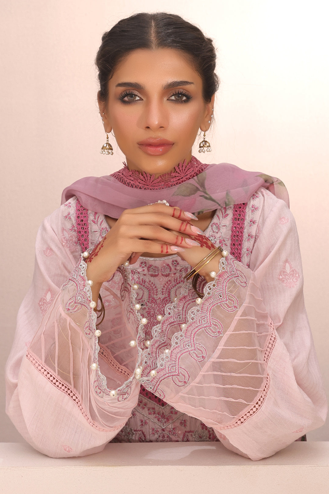 Zellbury | Unstitched 3 Piece Cambric | Embroidered Shirt Shalwar Dupatta - 1543 -  Zellbury Women Signature Unstitched - Original Designer Dress - House of Maryam