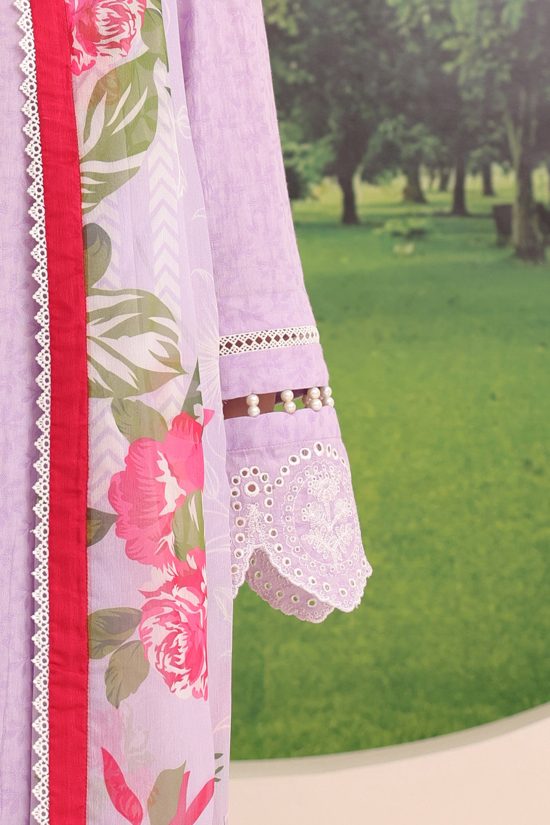 Zellbury | Unstitched 3 Piece Jacquard | Embroidered Shirt Shalwar Dupatta - 1764 -  Zellbury Women Essential Unstitched - Original Designer Dress - House of Maryam