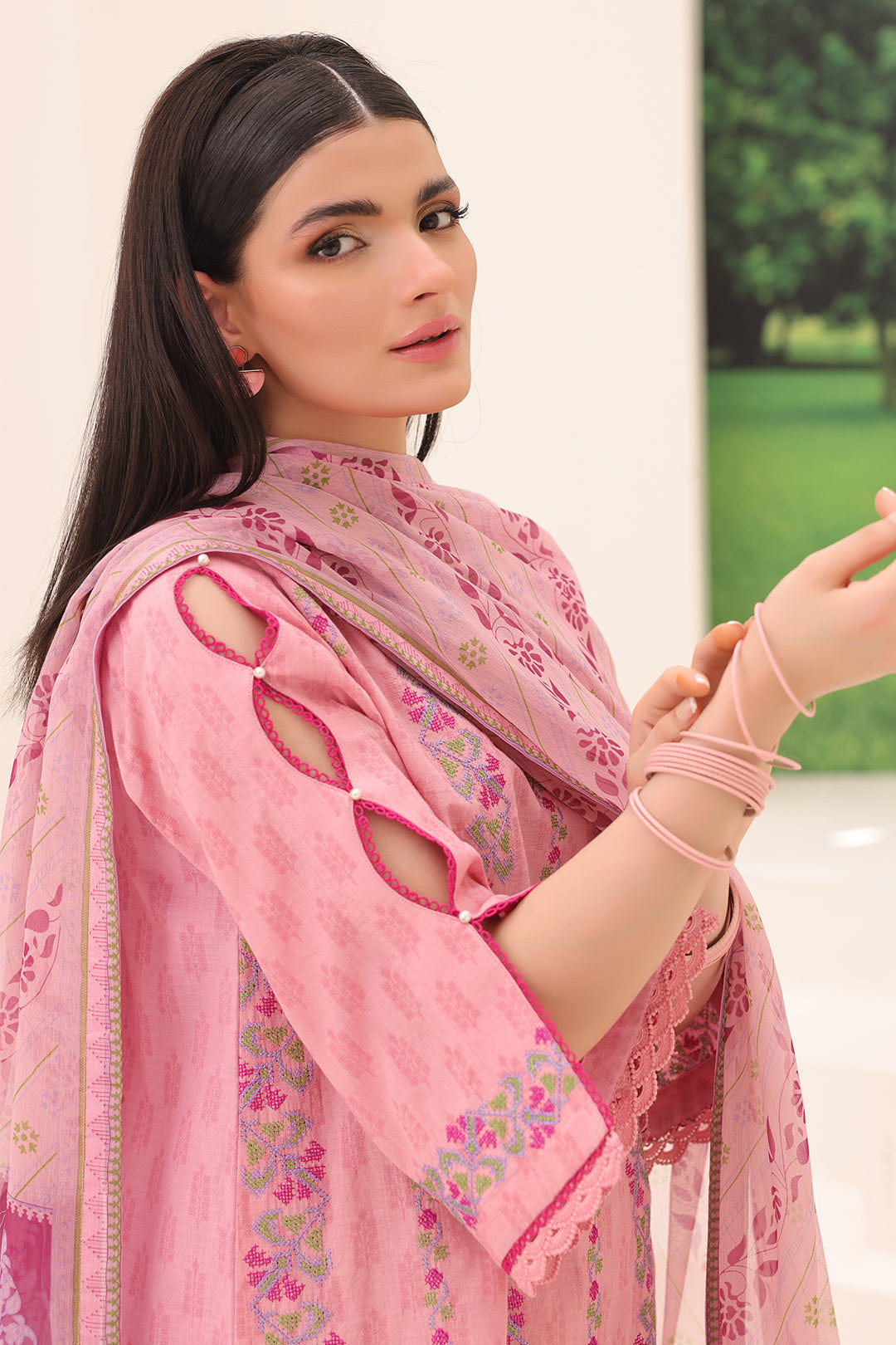 Zellbury | Unstitched 3 Piece Jacquard | Embroidered Shirt Shalwar Dupatta - 1765 -  Zellbury Women Essential Unstitched - Original Designer Dress - House of Maryam