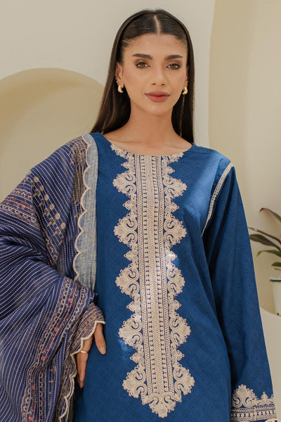 Zellbury | Unstitched 3 Piece Jacquard | Embroidered Shirt Shalwar Dupatta - 1767 -  Zellbury Women Essential Unstitched - Original Designer Dress - House of Maryam