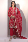Zellbury | Unstitched 3 Piece Jacquard | Embroidered Shirt Shalwar Dupatta - 1803 -  Zellbury Women Signature Unstitched -  House of Maryam