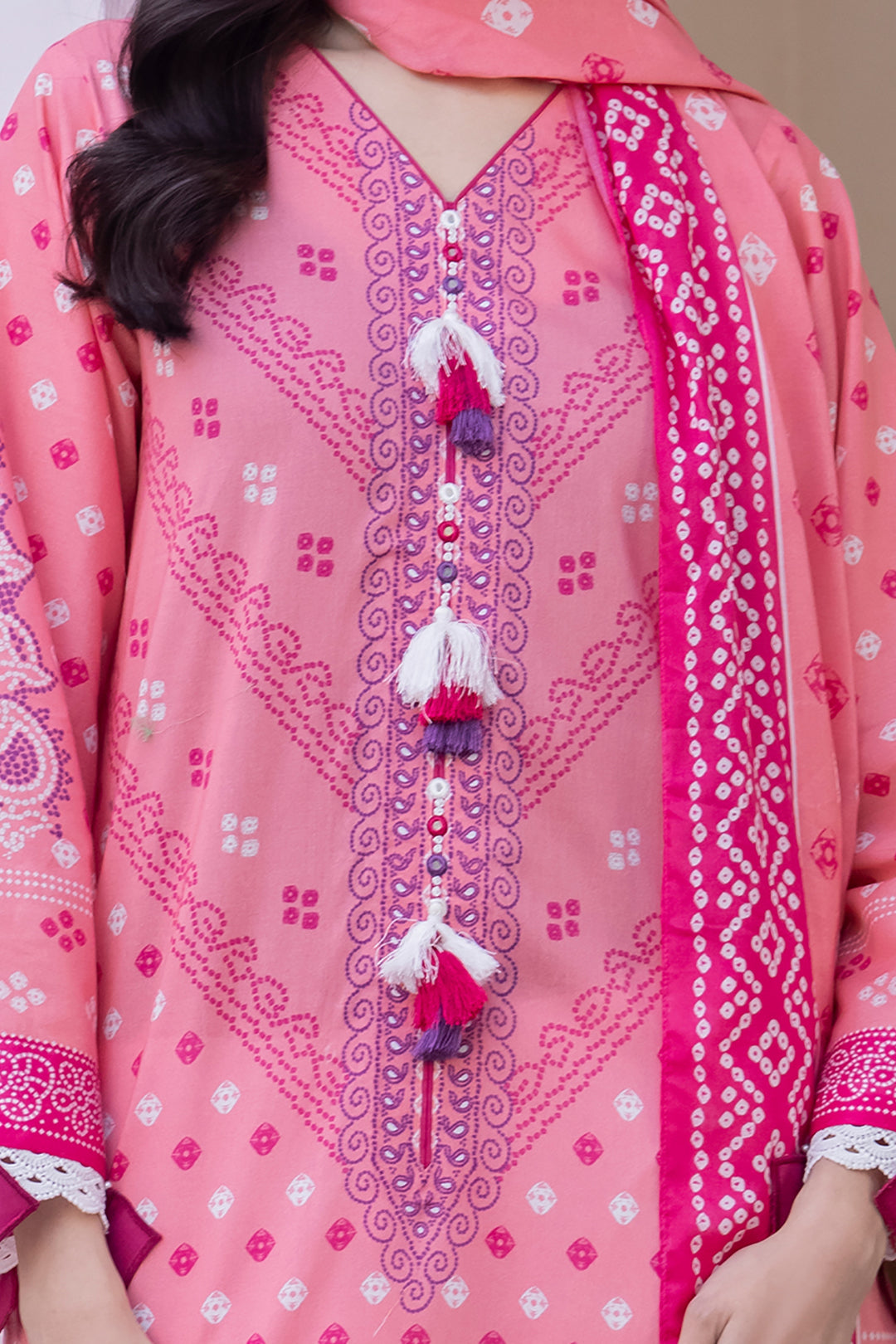 Zellbury | Unstitched 2 Piece Lawn | Shirt Dupatta - 1014 -  Zellbury Women Essential Unstitched - Original Designer Dress - House of Maryam