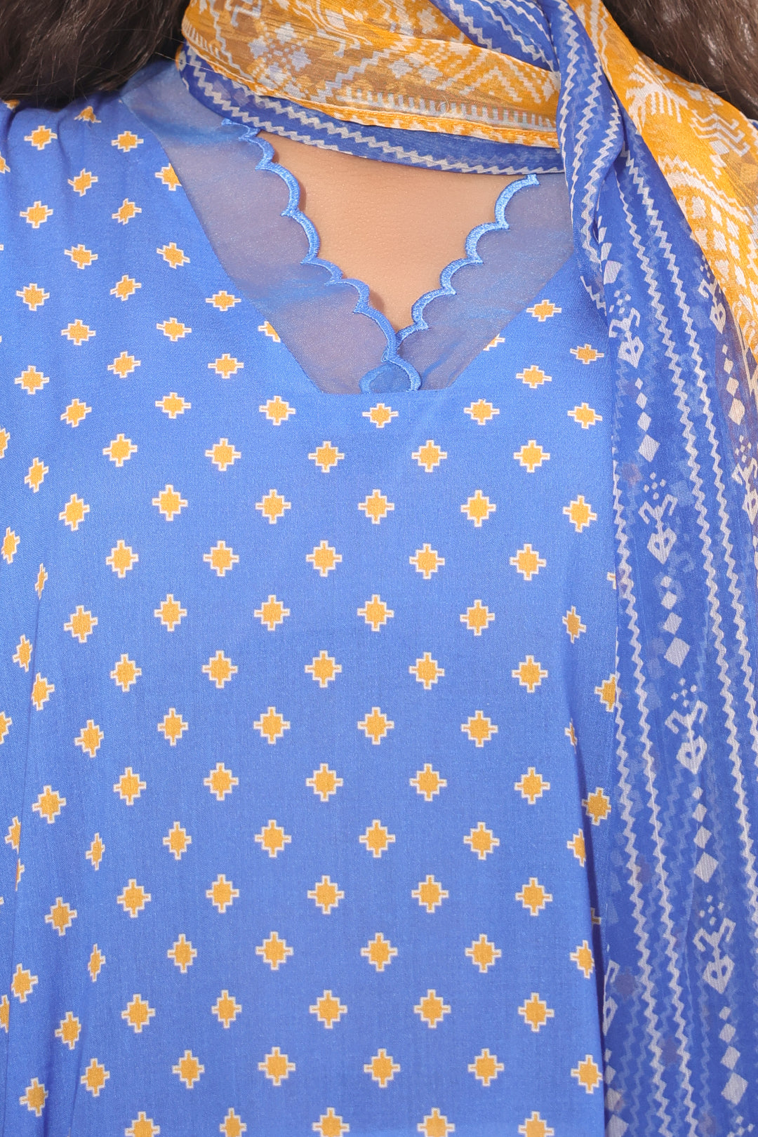 Zellbury | Unstitched 2 Piece Lawn | Shirt Dupatta - 1151 -  Zellbury Women Essential Unstitched - Original Designer Dress - House of Maryam