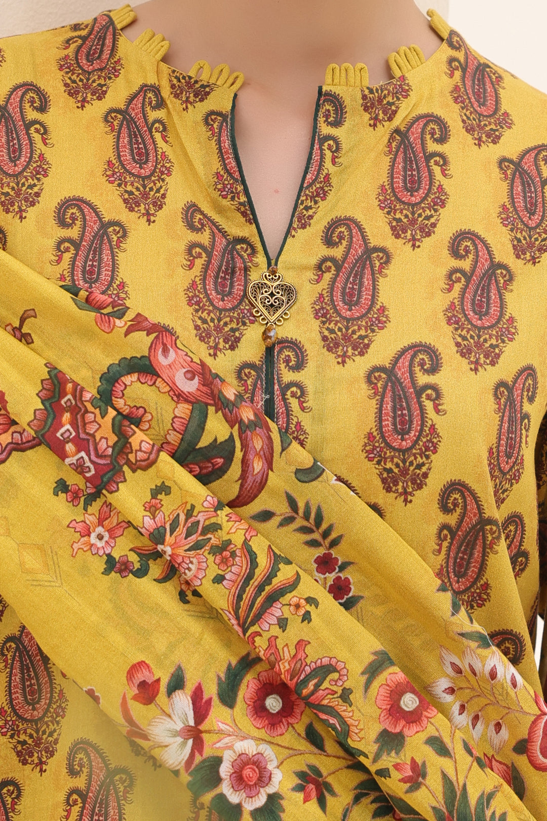 Zellbury | Unstitched 2 Piece Lawn | Shirt Dupatta - 1164 -  Zellbury Women Essential Unstitched - Original Designer Dress - House of Maryam
