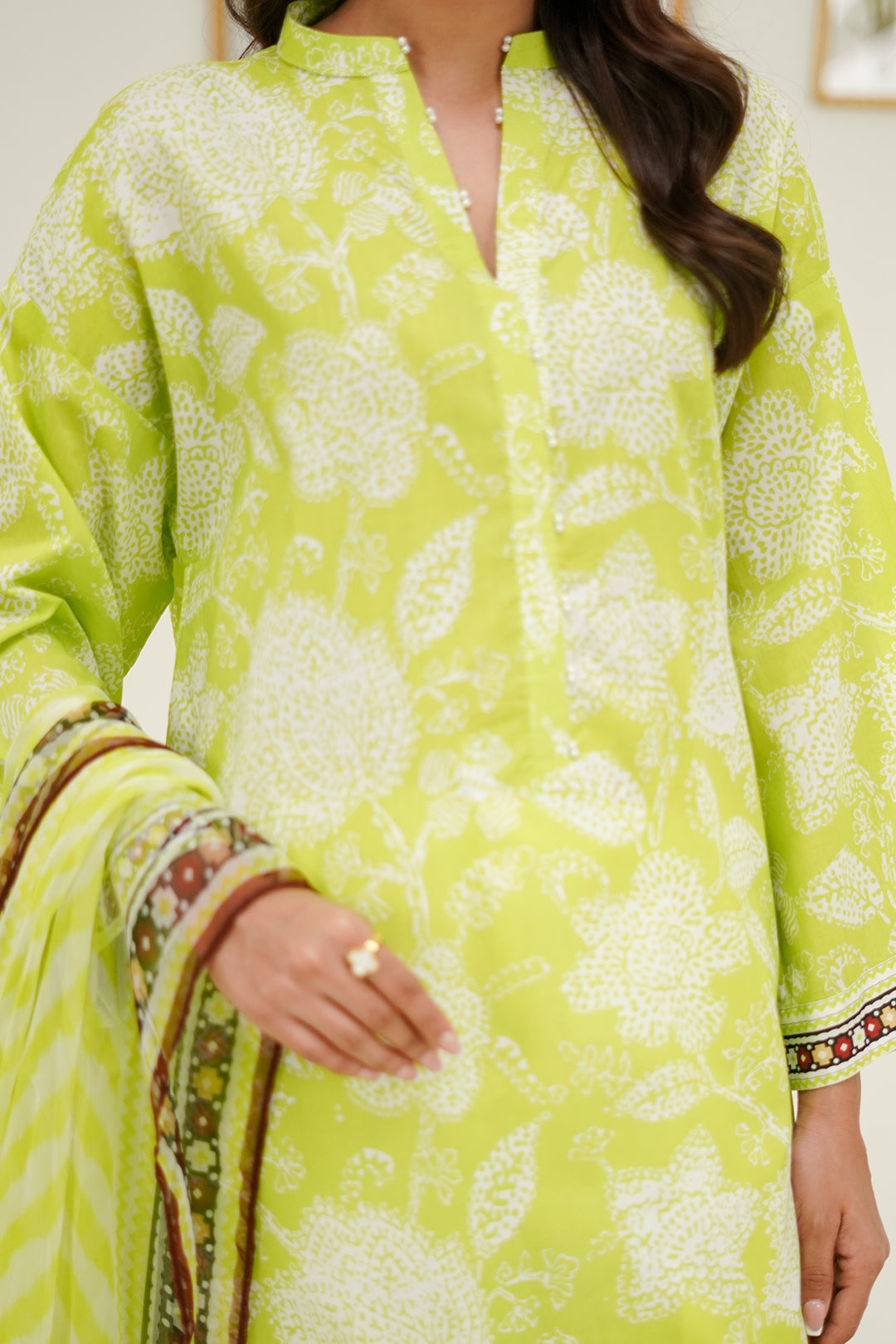Zellbury | Unstitched 2 Piece Lawn | Shirt Dupatta - 1388 -  Zellbury Women Essential Unstitched - Original Designer Dress - House of Maryam