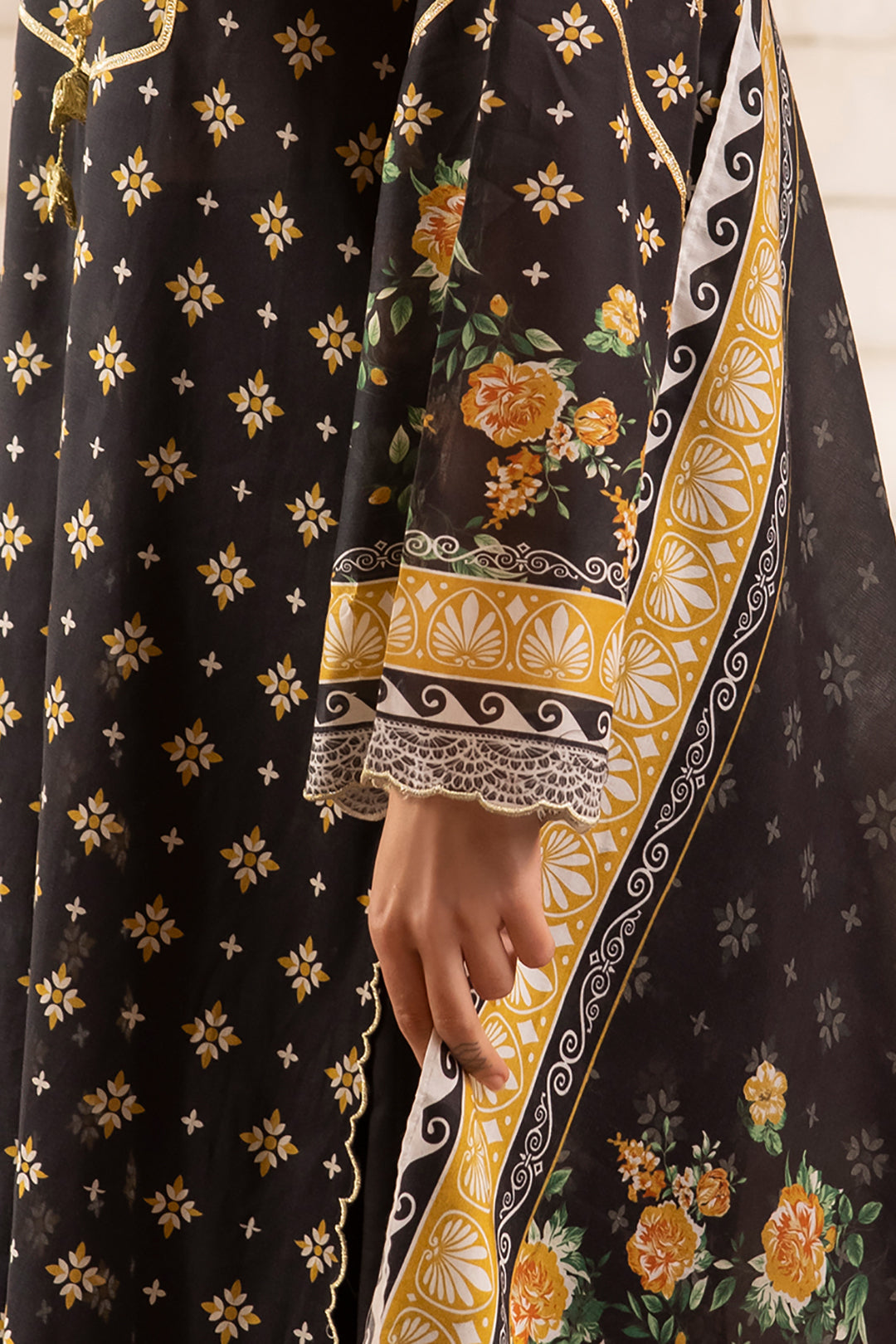 Zellbury | Unstitched 3 Piece Lawn | Shirt Shalwar Dupatta - 1081 -  Zellbury Women Essential Unstitched - Original Designer Dress - House of Maryam