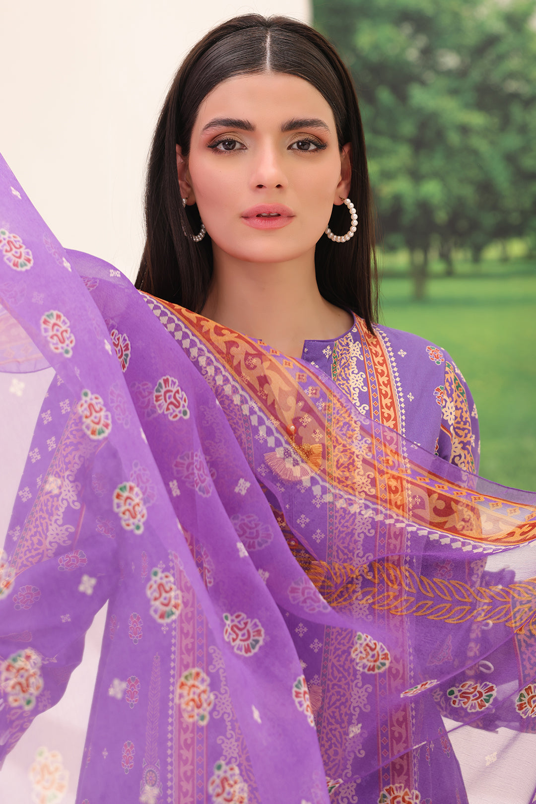 Zellbury | Unstitched 3 Piece Lawn | Shirt Shalwar Dupatta - 1189 -  Zellbury Women Essential Unstitched - Original Designer Dress - House of Maryam