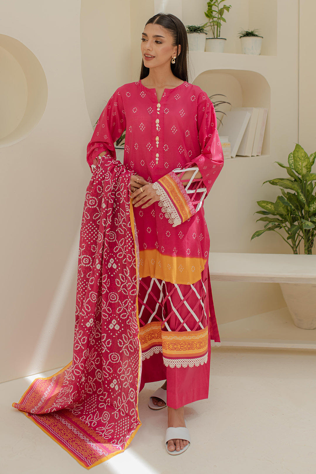 Zellbury | Unstitched 3 Piece Lawn | Shirt Shalwar Dupatta - 1210 -  Zellbury Women Essential Unstitched - Original Designer Dress - House of Maryam
