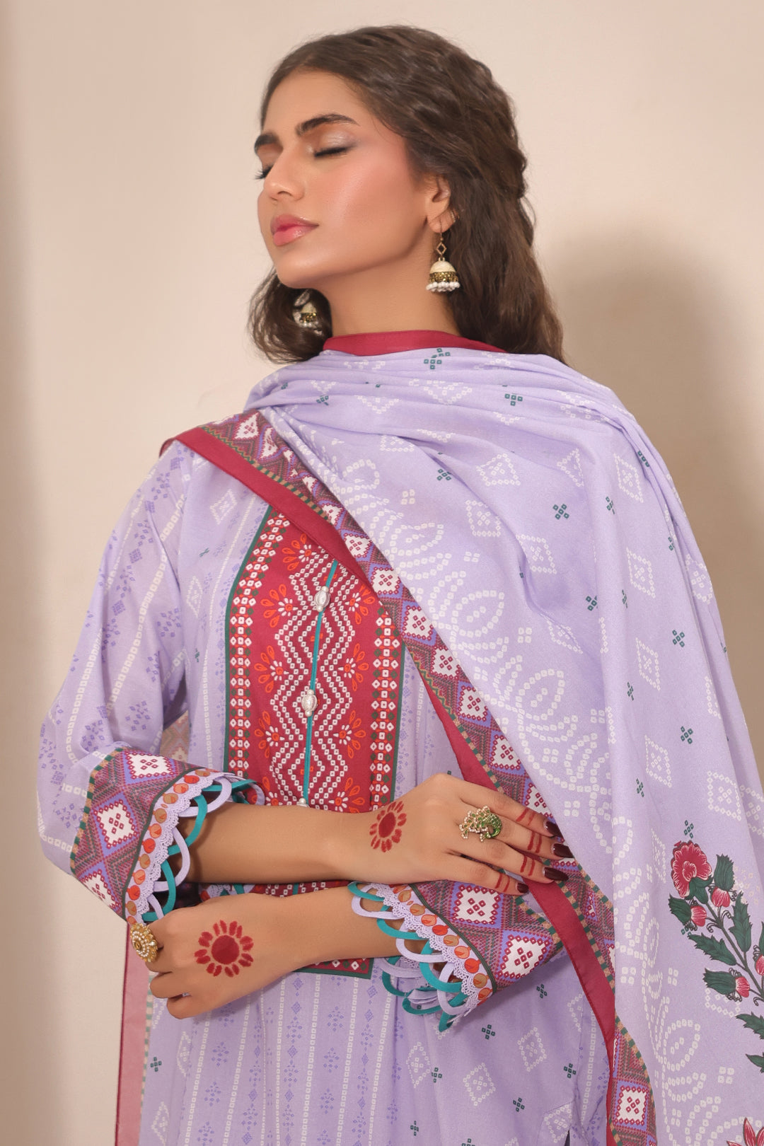 Zellbury | Unstitched 3 Piece Lawn | Shirt Shalwar Dupatta - 1213 -  Zellbury Women Essential Unstitched - Original Designer Dress - House of Maryam