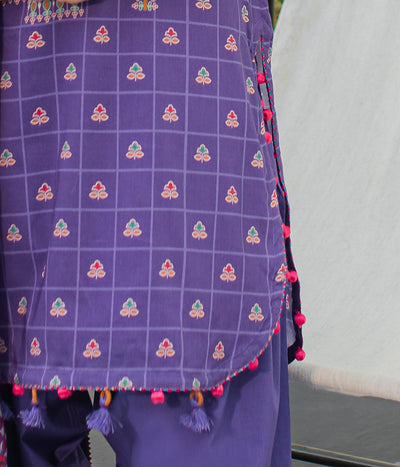 Zellbury | Unstitched 3 Piece Lawn | Shirt Shalwar Dupatta - 1217 -  Zellbury Women Essential Unstitched - Original Designer Dress - House of Maryam