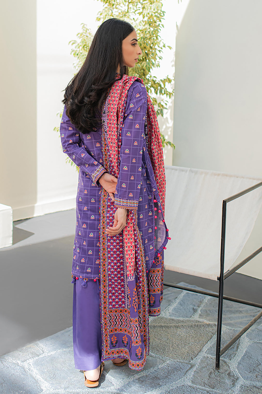 Zellbury | Unstitched 3 Piece Lawn | Shirt Shalwar Dupatta - 1217 -  Zellbury Women Essential Unstitched - Original Designer Dress - House of Maryam