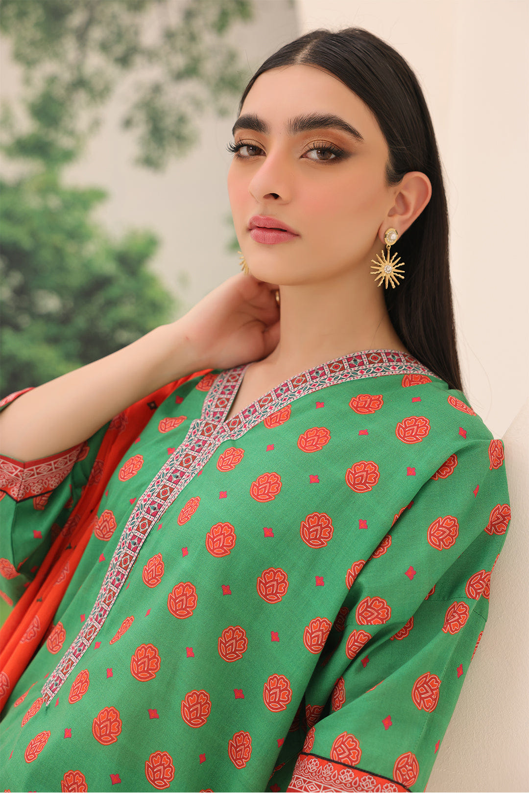 Zellbury | Unstitched 3 Piece Lawn | Shirt Shalwar Dupatta - 1221 -  Zellbury Women Essential Unstitched - Original Designer Dress - House of Maryam