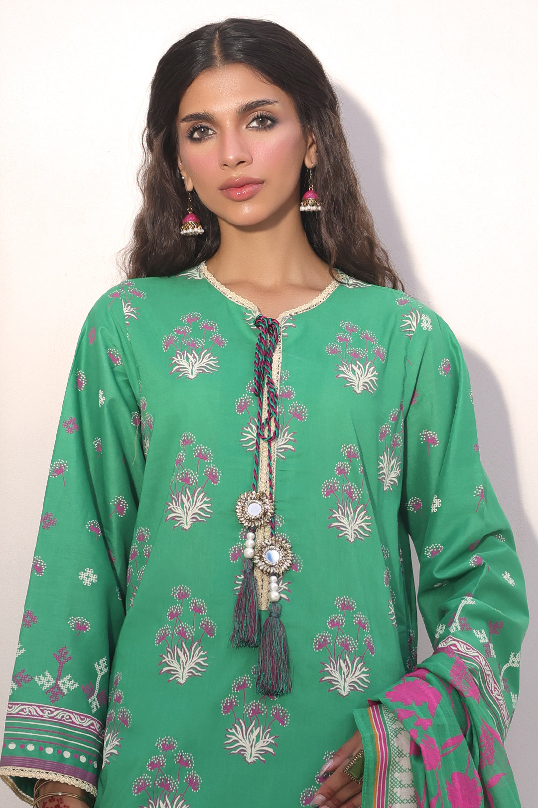 Zellbury | Unstitched 3 Piece Lawn | Shirt Shalwar Dupatta - 1238 -  Zellbury Women Essential Unstitched - Original Designer Dress - House of Maryam