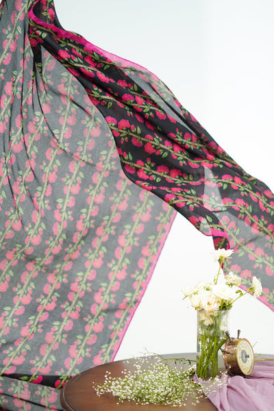 Zellbury | Unstitched 3 Piece Lawn | Shirt Shalwar Dupatta - 1324 -  Zellbury Women Essential Unstitched - Original Designer Dress - House of Maryam
