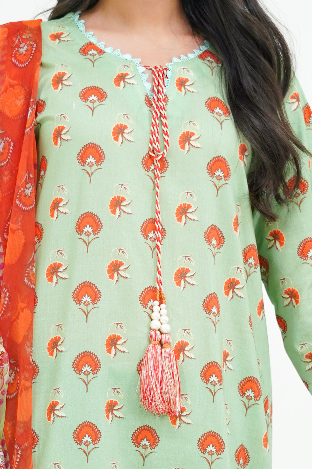 Zellbury | Unstitched 3 Piece Lawn | Shirt Shalwar Dupatta - 1325 -  Zellbury Women Essential Unstitched - Original Designer Dress - House of Maryam