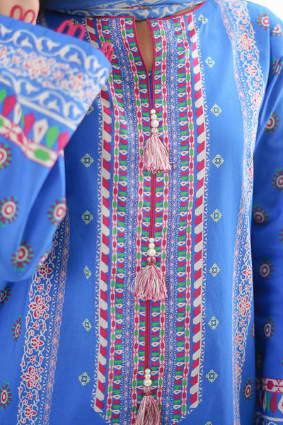 Zellbury | Unstitched 3 Piece Lawn | Shirt Shalwar Dupatta - 1326 -  Zellbury Women Essential Unstitched - Original Designer Dress - House of Maryam