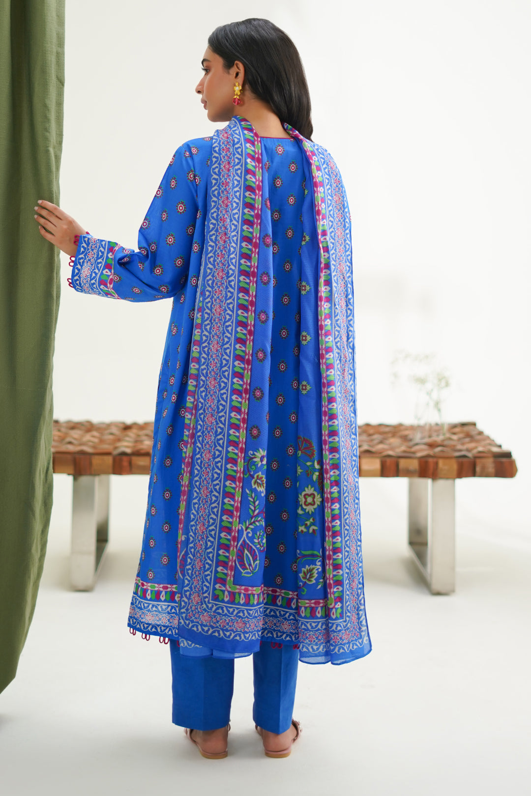 Zellbury | Unstitched 3 Piece Lawn | Shirt Shalwar Dupatta - 1326 -  Zellbury Women Essential Unstitched - Original Designer Dress - House of Maryam