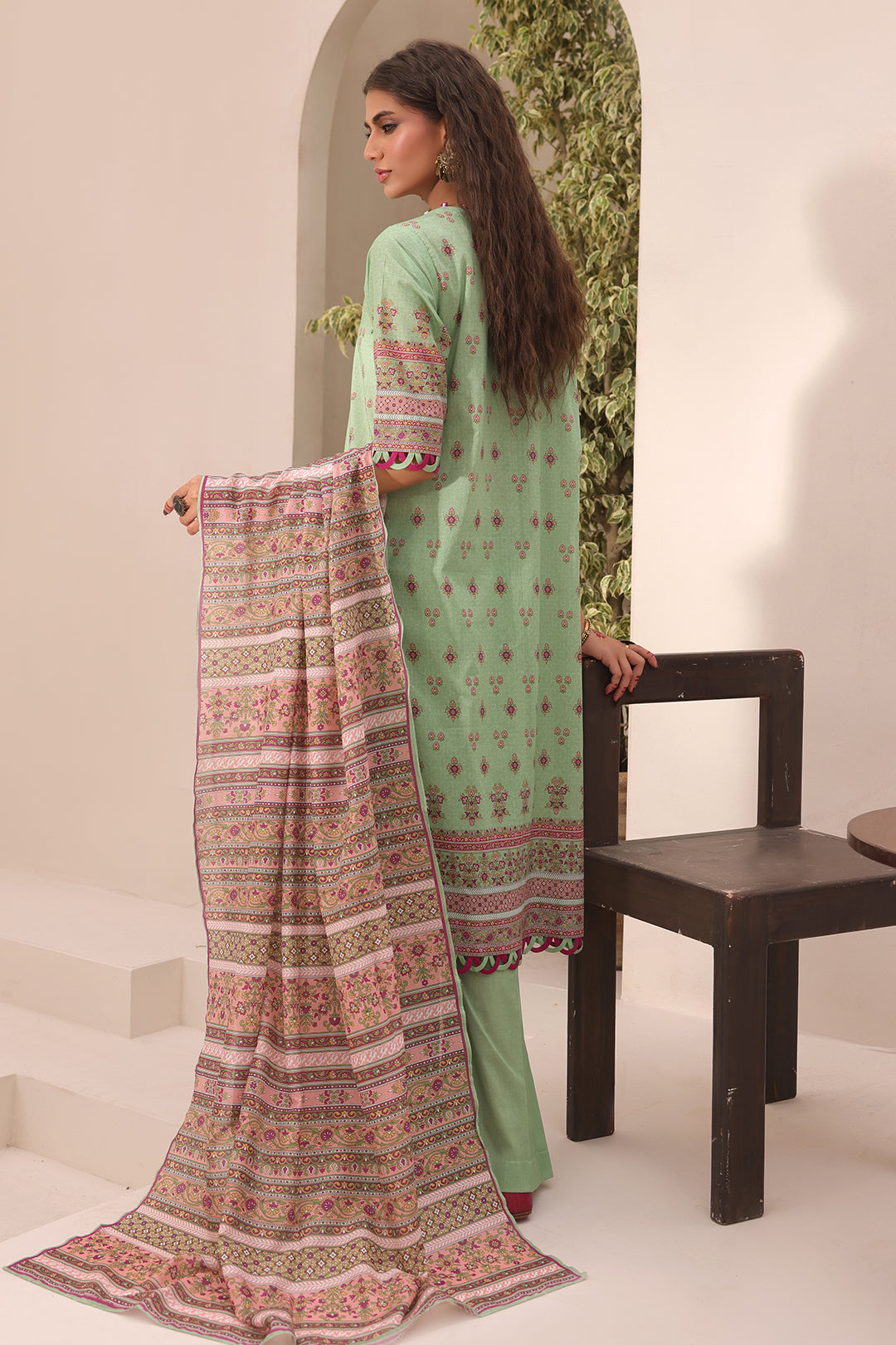 Zellbury | Unstitched 3 Piece Lawn | Shirt Shalwar Dupatta - 1669 -  Zellbury Women Essential Unstitched - Original Designer Dress - House of Maryam
