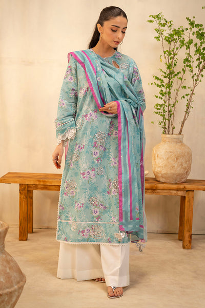 Zellbury | Unstitched 2 Piece Lawn | Embroidered Shirt Dupatta - 0021 -  Zellbury Women Essential Unstitched - Original Designer Dress - House of Maryam