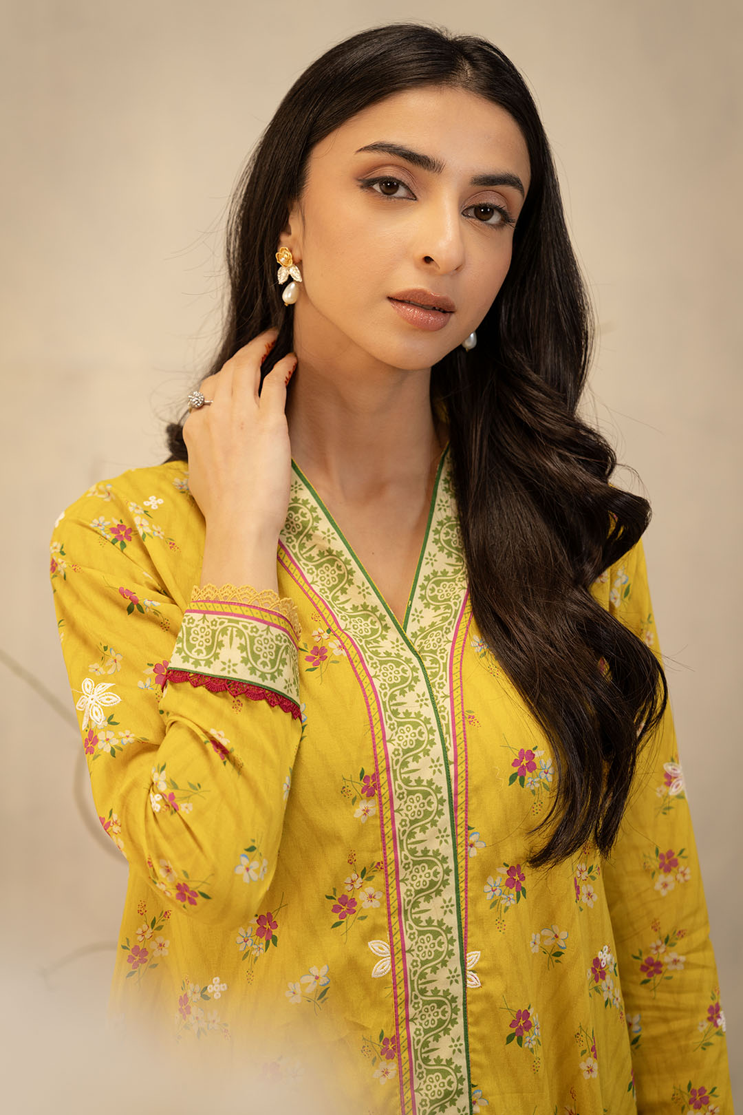 Zellbury | Unstitched 2 Piece Lawn | Embroidered Shirt Shalwar - 0098 -  Zellbury Women Essential Unstitched - Original Designer Dress - House of Maryam