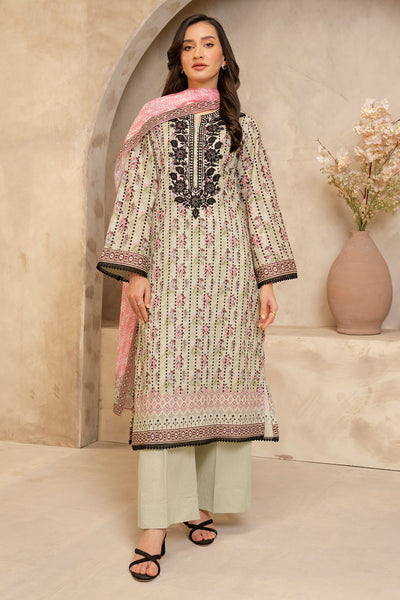 Zellbury | Unstitched 2 Piece Lawn | Embroidered Shirt Dupatta - 0103 -  Zellbury Women Essential Unstitched - Original Designer Dress - House of Maryam