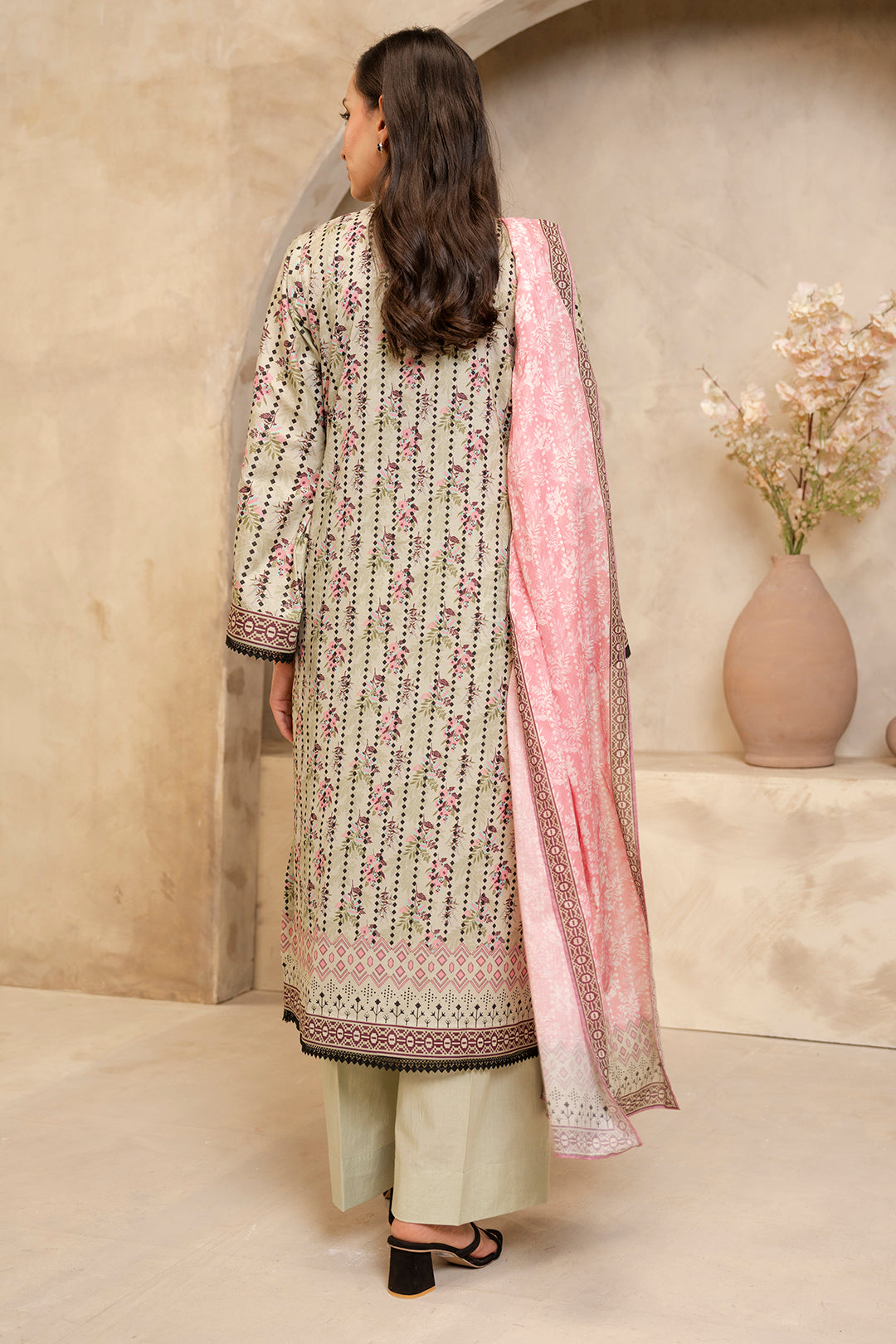 Zellbury | Unstitched 2 Piece Lawn | Embroidered Shirt Dupatta - 0103 -  Zellbury Women Essential Unstitched - Original Designer Dress - House of Maryam