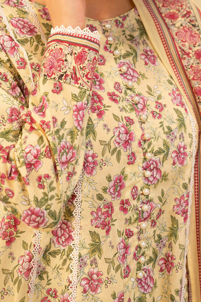 Zellbury | Unstitched 2 Piece Lawn | Shirt Dupatta - 0009 -  Zellbury Women Essential Unstitched - Original Designer Dress - House of Maryam