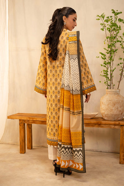 Zellbury | Unstitched 2 Piece Lawn | Shirt Dupatta - 0010 -  Zellbury Women Essential Unstitched - Original Designer Dress - House of Maryam