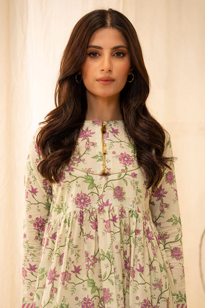 Zellbury | Unstitched 2 Piece Lawn | Shirt Shalwar - 0012 -  Zellbury Women Essential Unstitched - Original Designer Dress - House of Maryam
