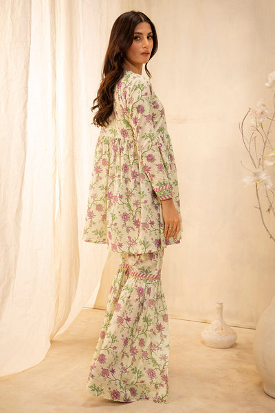 Zellbury | Unstitched 2 Piece Lawn | Shirt Shalwar - 0012 -  Zellbury Women Essential Unstitched - Original Designer Dress - House of Maryam