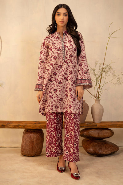 Zellbury | Unstitched 2 Piece Lawn | Shirt Shalwar - 0015 -  Zellbury Women Essential Unstitched - Original Designer Dress - House of Maryam