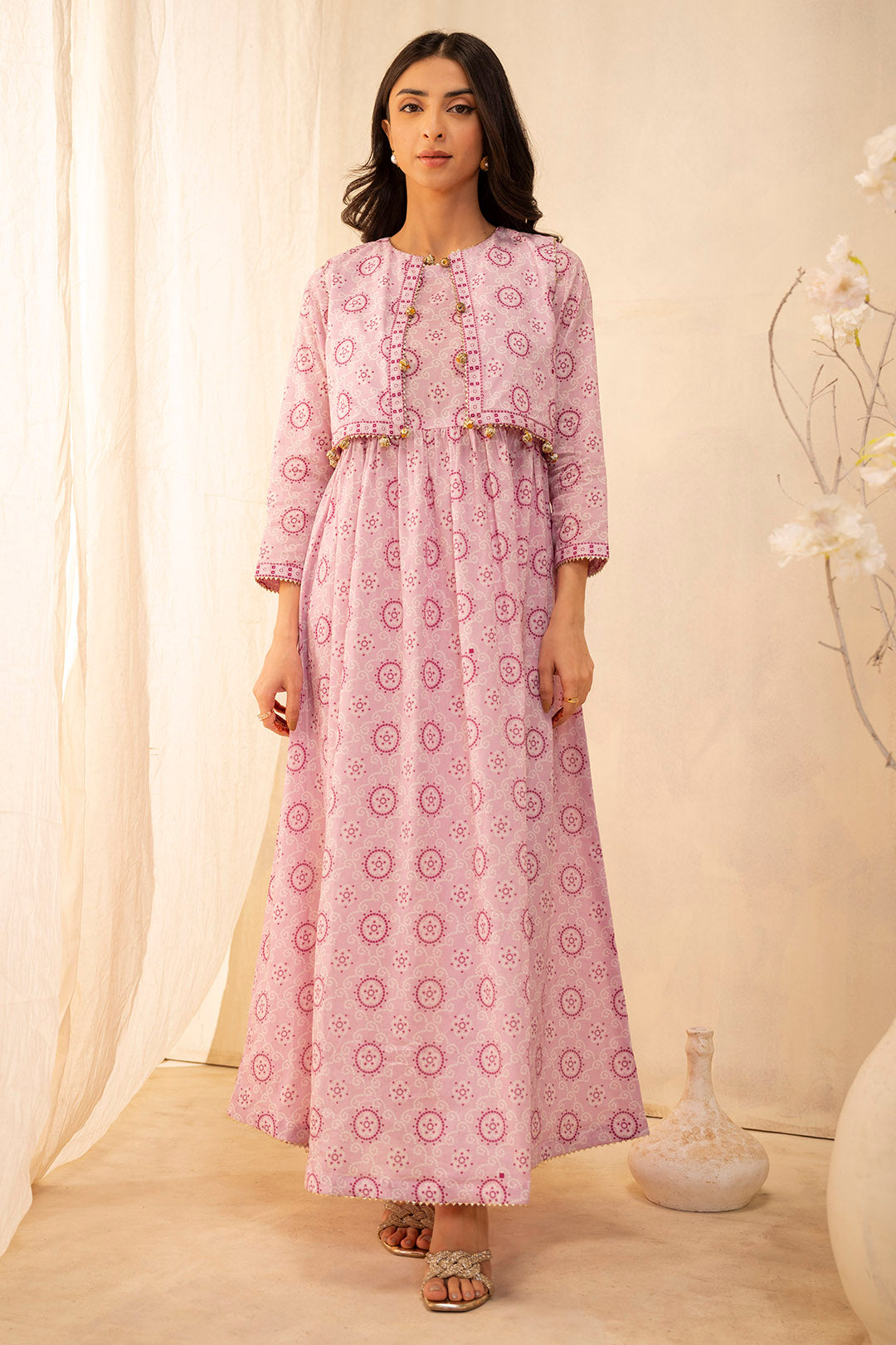 Zellbury | Unstitched 2 Piece Lawn | Shirt Shalwar - 0017 -  Zellbury Women Essential Unstitched - Original Designer Dress - House of Maryam
