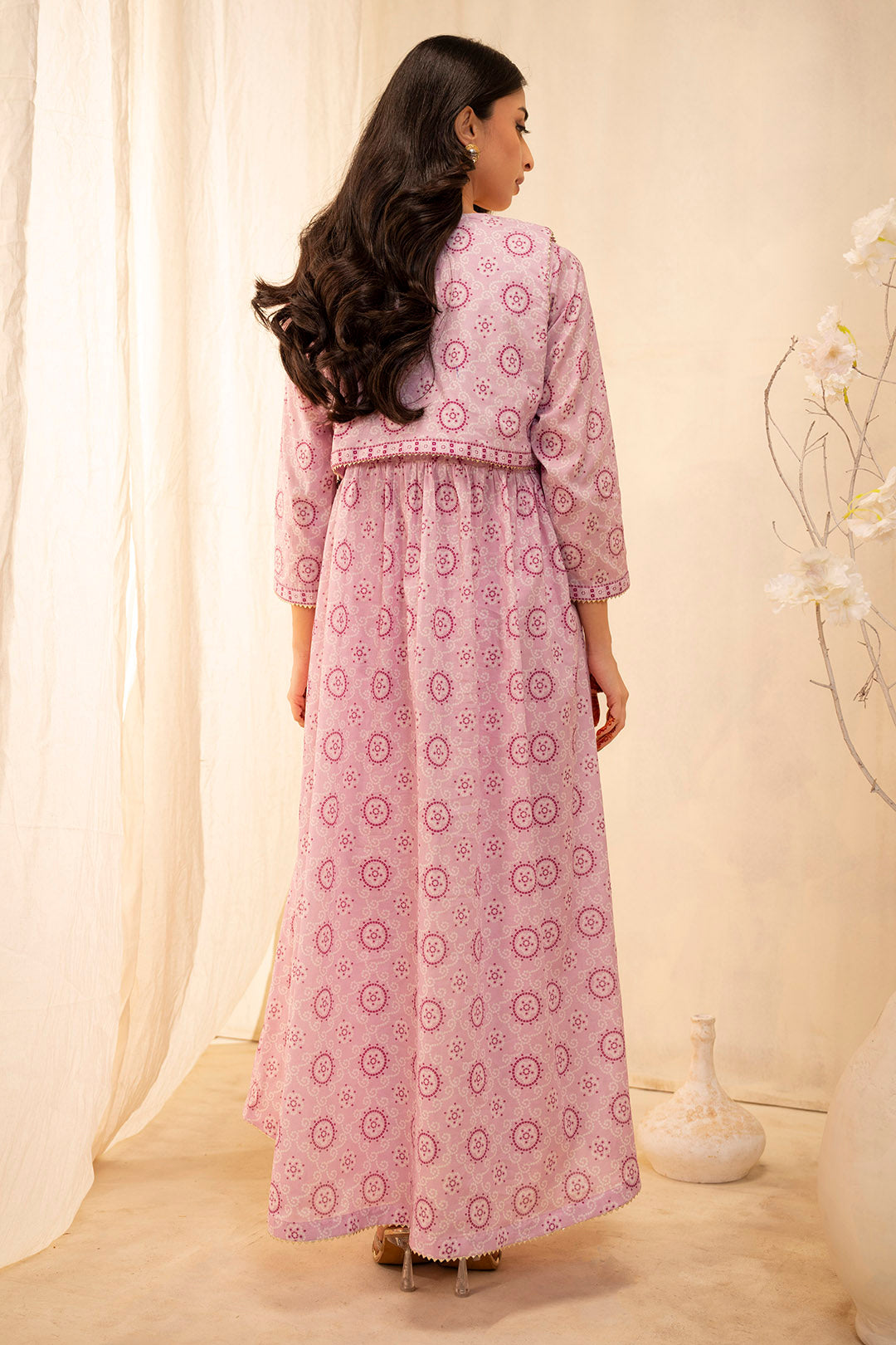 Zellbury | Unstitched 2 Piece Lawn | Shirt Shalwar - 0017 -  Zellbury Women Essential Unstitched - Original Designer Dress - House of Maryam