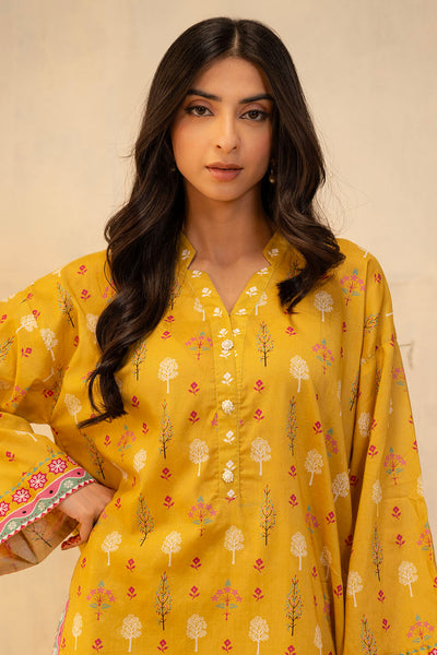 Zellbury | Unstitched 2 Piece Lawn | Shirt Shalwar - 0019 -  Zellbury Women Essential Unstitched - Original Designer Dress - House of Maryam